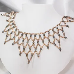 Necklace - Waterfall Chesna - Necklace - Laiton bronze